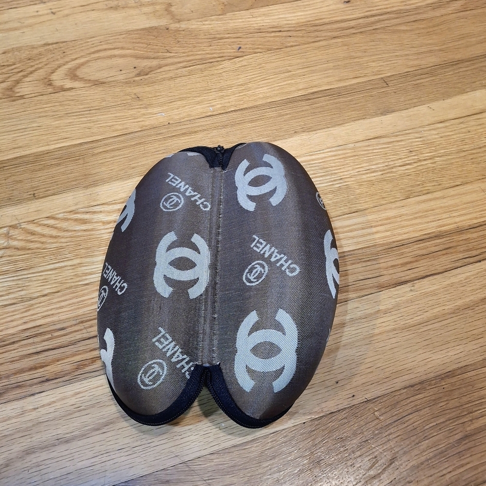 CHANEL Sunglass Case Brown OS CHANEL